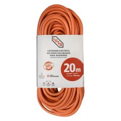 Extensión anaranjada de uso rudo IUSA 2 x 16 awg 20 m