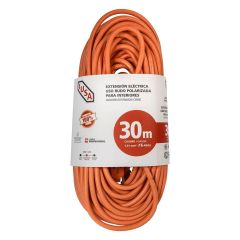 Extensión anaranjada de uso rudo iusa 2 x 16 awg 30 m