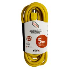 Extensión amarilla de uso rudo IUSA 3 x 14 AWG
