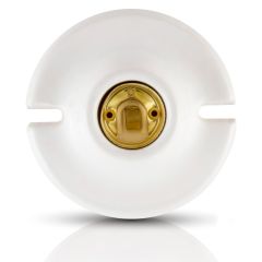Roseta de Porcelana 3" Iusa