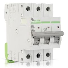 Interruptor termomagnético para riel DIN, 3 polos 10 A