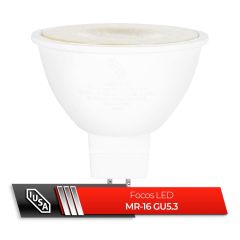 Foco LED MR-16 GU5.3, luz cálida 5W, IUSA