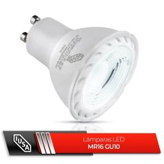 Foco LED MR-16 gu10 luz blanca 5w iusa