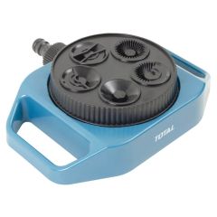 Aspersor Plástico Para Riego, 360º, Total, Con 5 Funciones