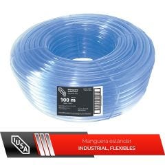 Rollo de Manguera Industrial estándar, IUSA, 100 m de 3/4"