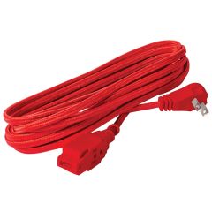 Extensión Eléctrica de Carrete IUSA, 5 metros, Cal.16, 3 Entradas + 2 USB Rojo