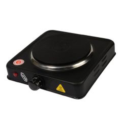 Parrilla eléctrica IUSA, 1 quemador de disco, 1000 W, color negro