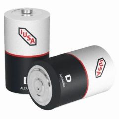 Pilas alcalinas tipo D IUSA 2 piezas
