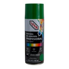 Pintura en aerosol profesional brillante, verde hoja, IUSA