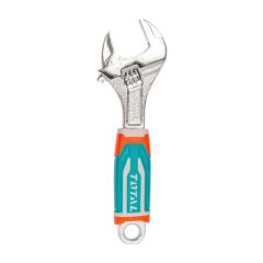 Llave ajustable (perico) 6” industrial Cr-V, TOTAL