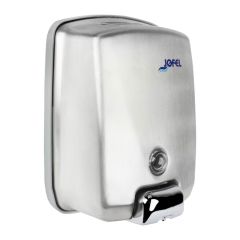Dispensador de Jabón Futura Rellenable Satinado Acero Inoxidable