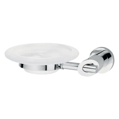 Jabonera de Cristal Nuva 9108 Cromo Helvex