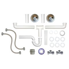 Kit de Instalación para Fregadero Dos Tarjas Vinilo Coflex