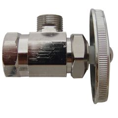 Llave de Control Angular Multivuelta para Tubo Roscado 1/2" NPT x 3/8" Compresión Coflex