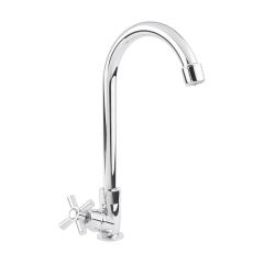 Llave Individual para Fregadero ABS Cromo Dica