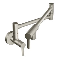 Llave Llenaollas de Pared para Cocina Modern Acero Inoxidable Spot Resist Moen