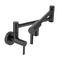 Llave Pot Filler de Pared para Cocina Negro Mate Moen