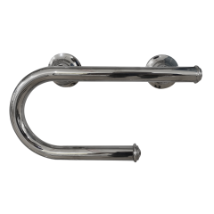 Barra de seguridad con portapapel cromo 8"