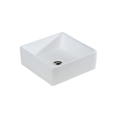 Lavabo Quadro III de Sobreponer Blanco