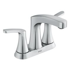 Mezcladora de Dos Llaves para Lavabo Danika 2.0 de 4" Cromo Moen