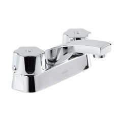 Mezcladora Queen para Lavabo 4" Cromo Urrea