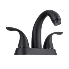 Mezcladora 4" para Lavabo Clasica Negro Mate URREA