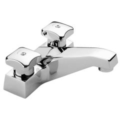 Mezcladora Lavabo 4" Elite Integral sin Des Cromo HELVEX