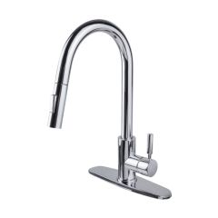 Mezcladora Monomando Cocina Nariz Retr 2 Func Cromo URREA