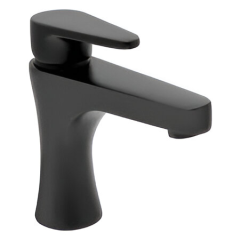 Monomando Deco para Lavabo sin Contra Ébano Proyecta