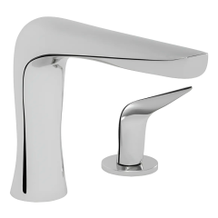 Monomando para Lavabo Corto Nautilia Cromo Helvex