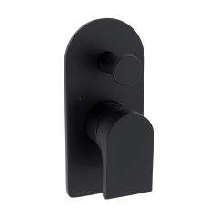 Monomando con Desv para Regadera Jym Negro Mate URREA