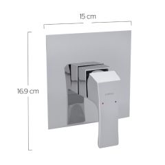 Monomando para Regadera Senc Contract Iii Cromo URREA