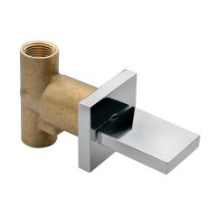 Juego de llave Vértika de empotrar cromo con maneral