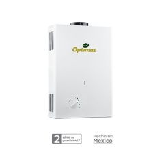 Calentador Instantáneo Optimus OI-07 Gas LP 8 L/min