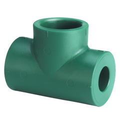 Tee con rosca central hembra de 32 mm x 1"