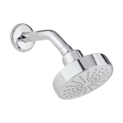 Regadera de Cebolla Ecológica 4" con Brazo y Chapetón Cromo Dica