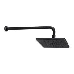 Regadera Cuad 8" Antical con Br y Chap Ebano HELVEX