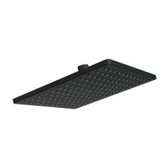 Cebolleta de regadera tipo lluvia de 8" y de una función en negro Arlys