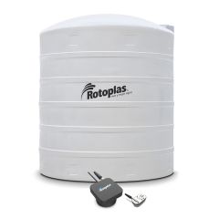 Tanque Vertical 10,000 L Smart Blanco Rotoplas