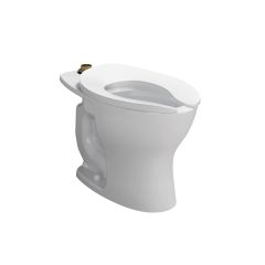 Taza para Fluxómetro TORNADO FLUSH Spud Superior 3.8/4.8/6.0 L Altura Universal CT725CUF Blanco Algodón TOTO