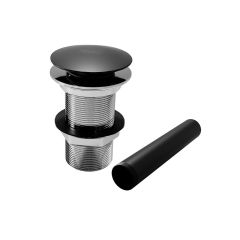 Contra de Push sin Rebosadero para Lavabo Ébano