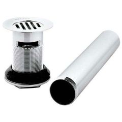 Contra de Rejilla con Rebosadero para Lavabo Cromo