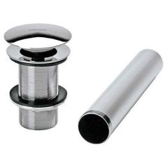 Contra de Push sin Rebosadero para Lavabo Cromo