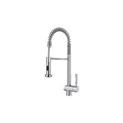 Grifo de Cocina Monomando Cromo Extreme Glow con caño giratorio y flexible Teka Pro (MY1)