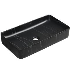 Lavabo Monaco Nero 61.5X35 cm TILES 2000