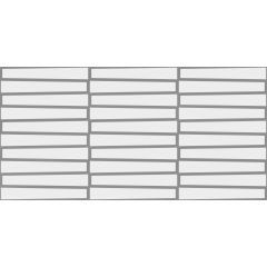Mosaico Hedge 30X60 Bianco 0.90M2 TILES 2000