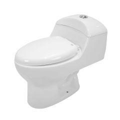 Sanitario (WC) One Piece Mazara Dual Flush Color Blanco Tendenzza