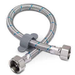 Manguera Flexible para WC 1/2" X 1/2" X 35 cm
