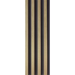 Panel Wpc Interior 16X290 Roble Black 10 Piezas TILES 2000