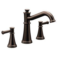 Trim de Llave para Tina Romana Belfield de Dos Manerales Bronce Aceitado Moen